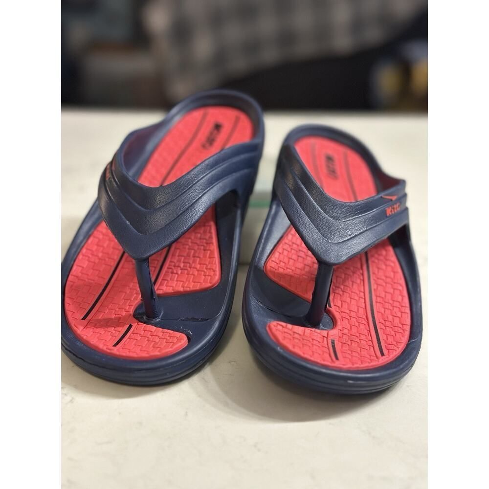 Men’s Kito Sandals Slides Red Blue Size EU 40 US 7 Beach Summer Fast Ship